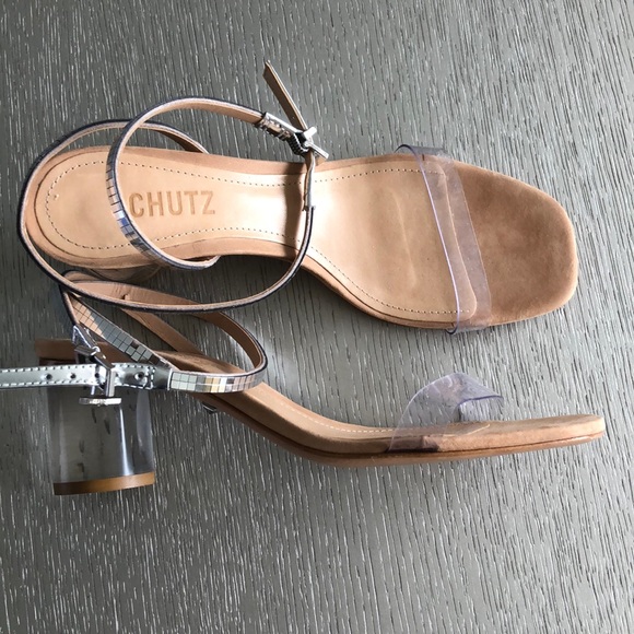 Schutz traspatent block sandals size 7.5 - Picture 2 of 13
